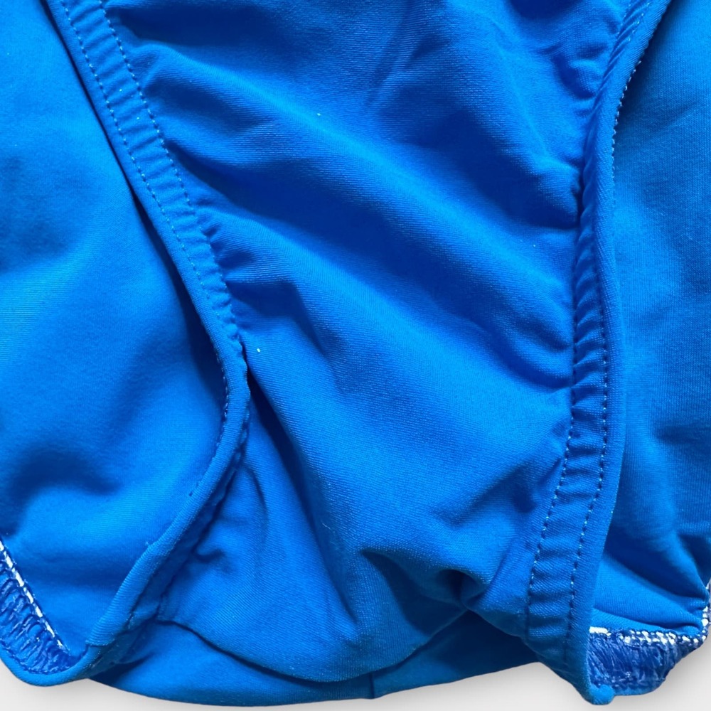 Elegant Blue Women's One Piece Swimsuit - Picture 4 of 10
